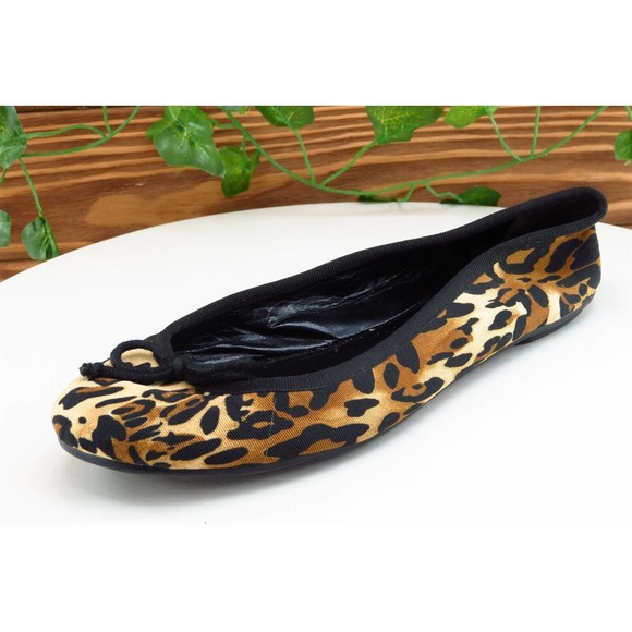 GUESS Women Sz 7.5 M‎ Brown Ballet Fabric Shoes - Picture 1 of 7